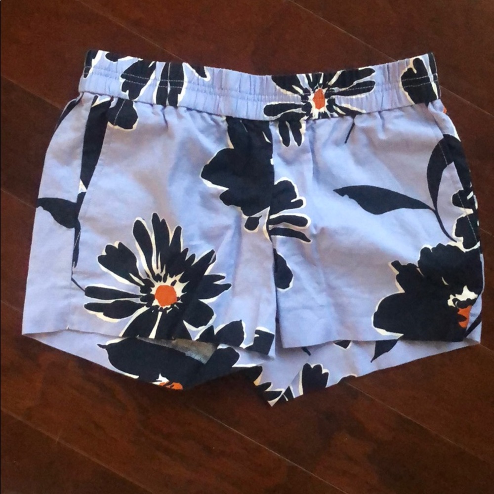 NWOT Floral print j crew shorts
